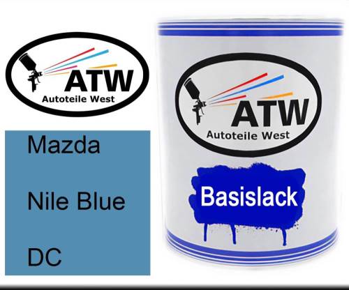 Mazda, Nile Blue, DC: 1L Lackdose, von ATW Autoteile West.